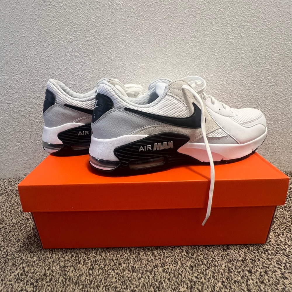 Nike Air Max Men's White and Black Shoes